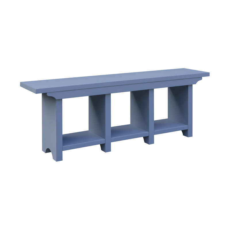 Banc à chaussures Nuvo - blanc, Bleu très foncé