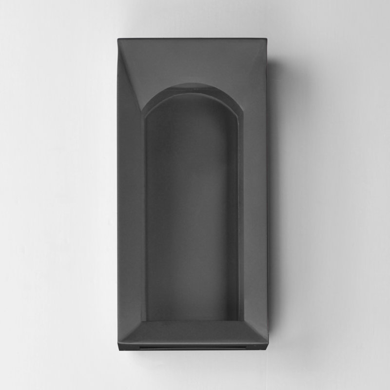 Brasilia - Fixation murale pour l'extérieur, H 14,5 po x l 7 po x P 4,75 po