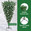 vidaXL Upside-down Artificial Pre-lit Christmas Tree with Ball Set-818148358