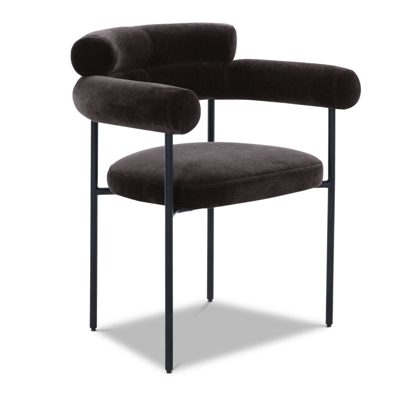 Chaise de salle à manger Bolus,  Ganache brune