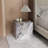 16'' Tall End Table & MDF Coffee Table With Stylish Texture Design-115074089