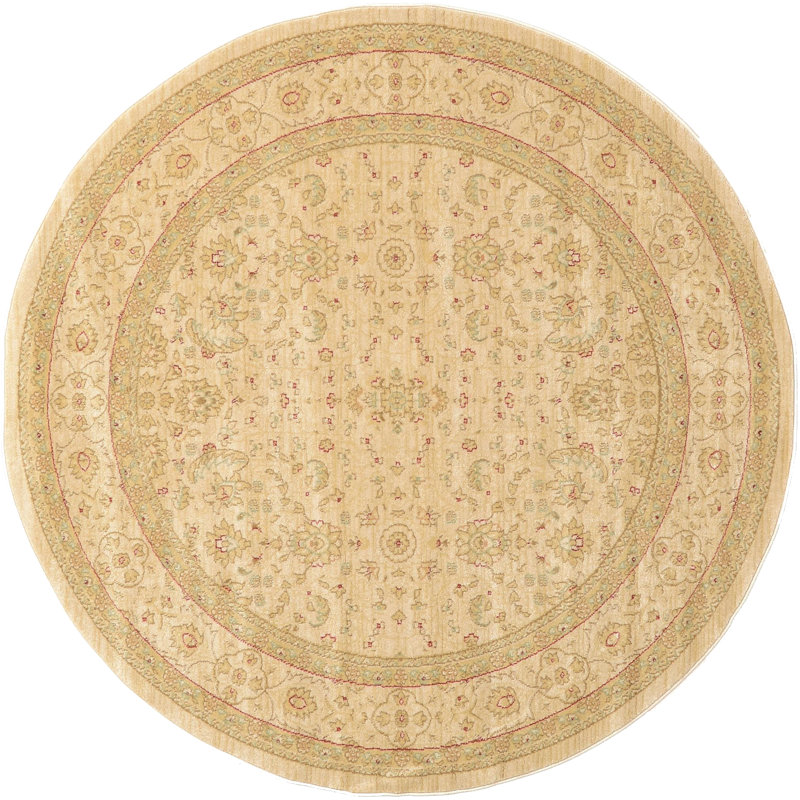 Moore Oriental Indoor Rug, Round 6'1"
