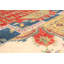 Tapis unique en laine noué à la main bleu / rouge des années 2010 de 8 pi 2 po x 10 pi 2 po Qaiden