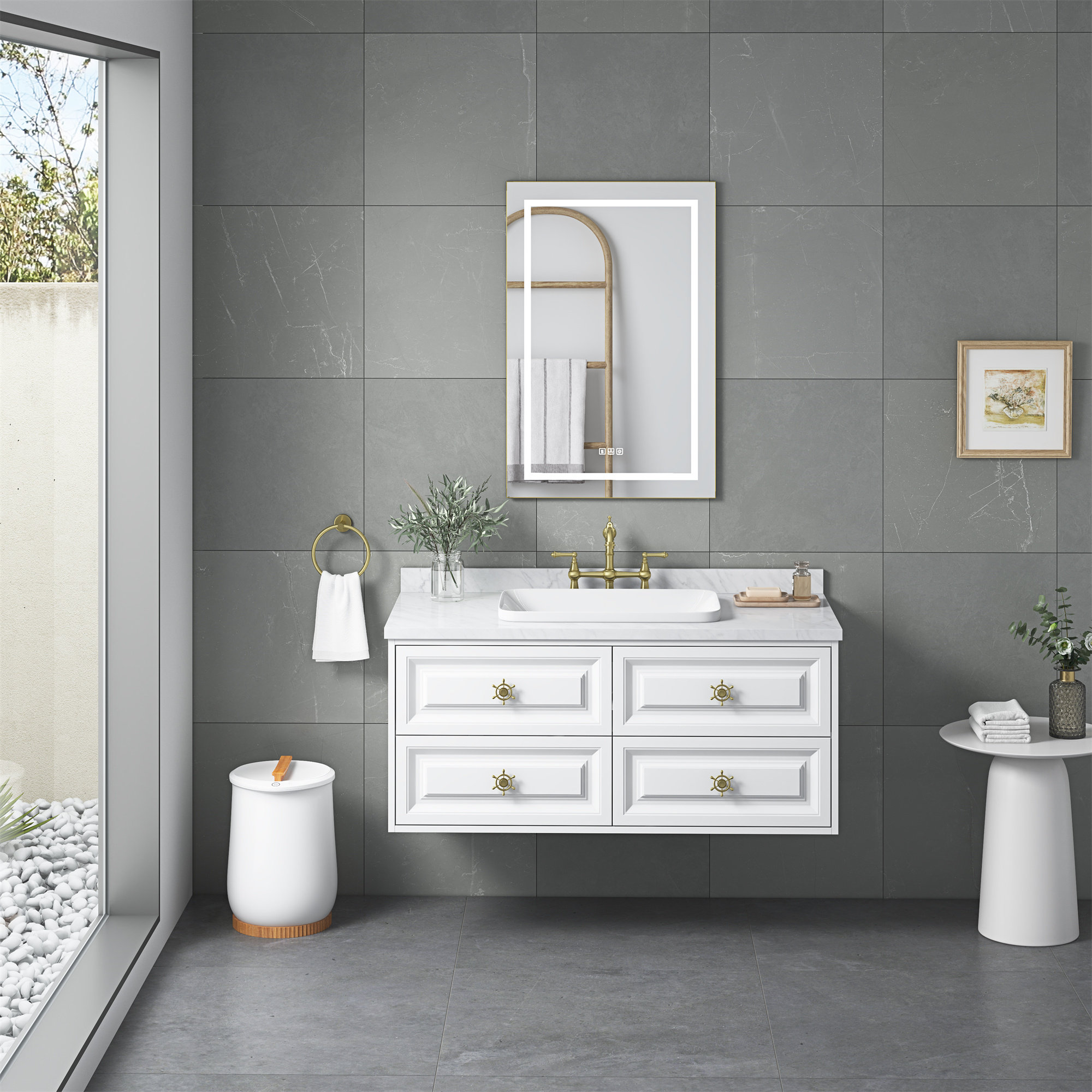 Ivy Bronx Lanxi 24'' W 36'' H Frameless Medicine Mirror Wayfair