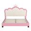 Full Size Upholstered Princess Bed With Crown Headboard,Full Size Platform Bed With Headboard And Footboard-1406297649-1406297654