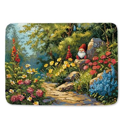 Nieko Microfiber / Microsuede Non-Slip Bath Mat