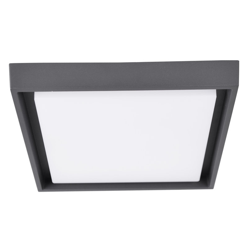LED Outdoor Flush Mount, Anthracite