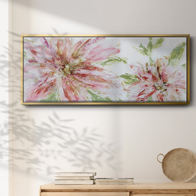Floral Panache - toile encadrée