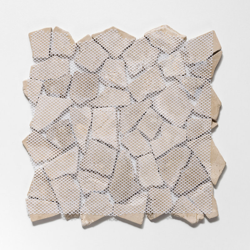 11" x 11" Fit Random Mosaic Wall & Floor Tile, Tan