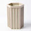 Pot à fleurs Hexagon Colonne SM - Brun cendré-854510631