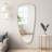 Modern Asymmetrical Aluminum Framed Mirror for Bedroom, Living Room-1621279025