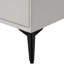 Table de chevet intelligente à DEL avec chargement sans fil et haut-parleur Bluetooth, table de chevet à 2 tiroirs avec verrou d'empreinte digitale, l 19,7 po x P 15,8 po x H 18,1 po-105969639