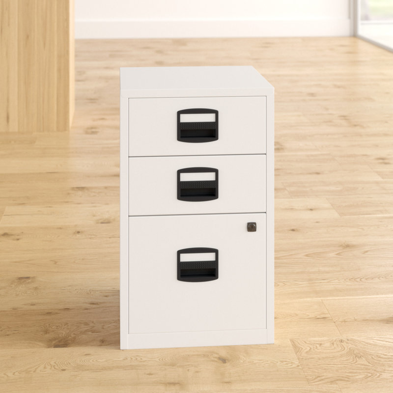 41.3cm Wide 3 -Drawer File Cabinet, White