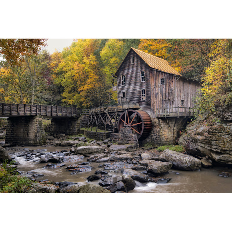 The Mill and Creek I by Danny Head - Photograph, Wrapped Canvas, 51 cm H x 76 cm W