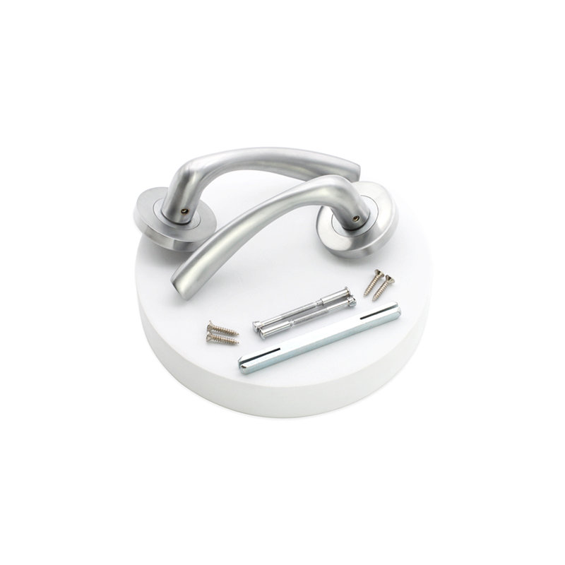 Zofie Lever Door Handle, Satin Chrome
