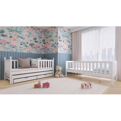 Plimoth Single (3') Bunk Bed with Storage Included with Trundle Included