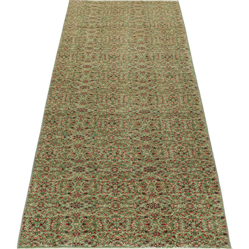 One-of-a-Kind 3'x9'8 Hand Knotted Area Rug