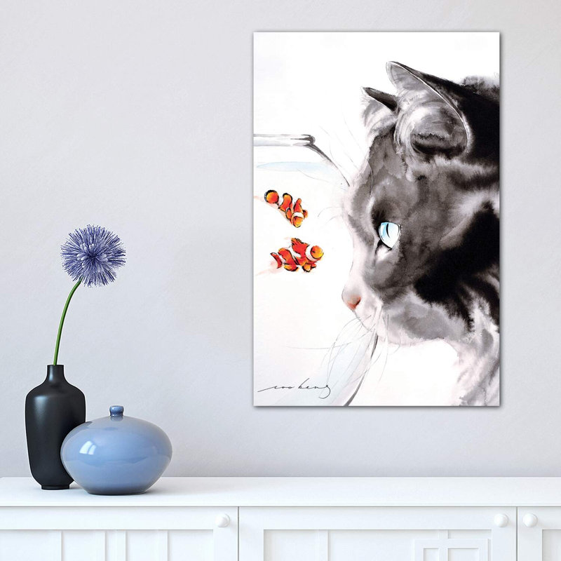 Yin And Yang I by Soo Beng Lim - Wrapped Canvas Print, 30.48 cm H x 45.72 cm W