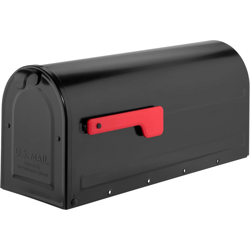 7600B-10 MB1, boîte aux lettres, moyen, noir