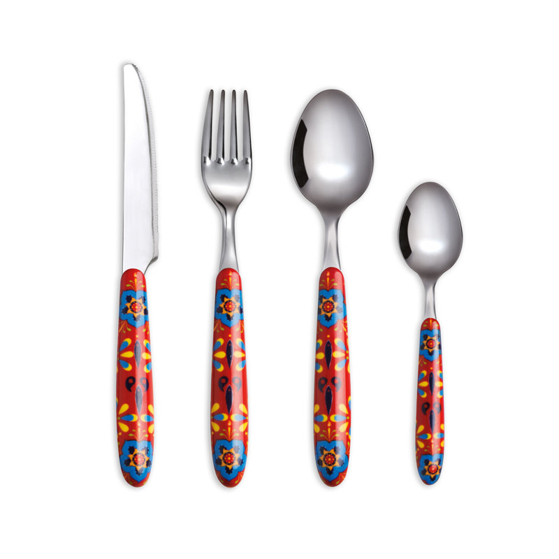 Excelsa set of 24 cutlery Tex Mex steel