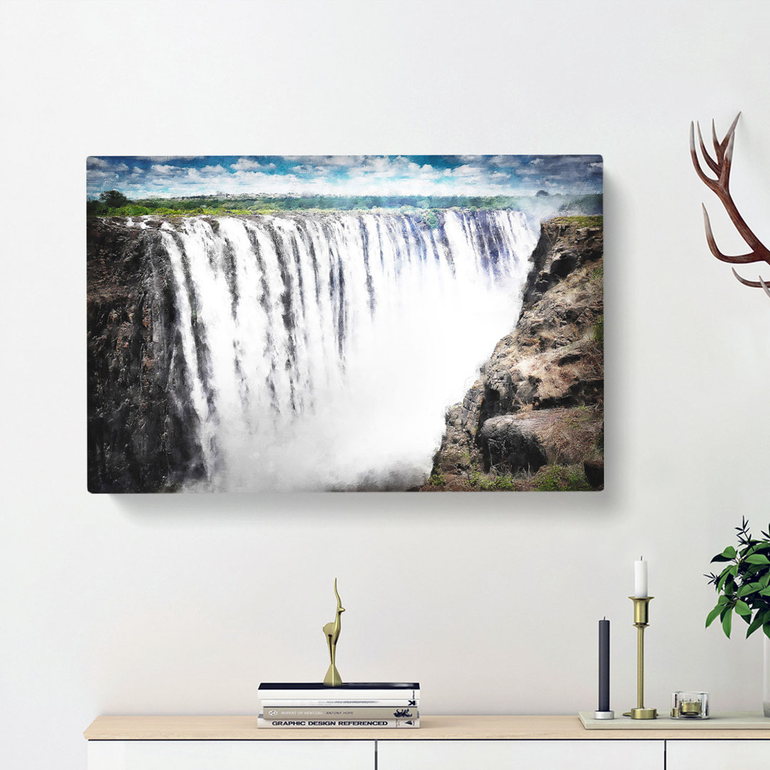 Victoria Falls in Zambia & Zimbabwe - Wrapped Canvas