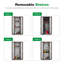 Armoire de rangement extérieure imperméable avec tablettes-959150440