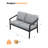 3-Seater Aluminum Outdoor Sofa with Thick Cushions – Rust-Proof, All-Weather Patio Couch for Balcony, Backyard & Poolside-1973549995-1973549992