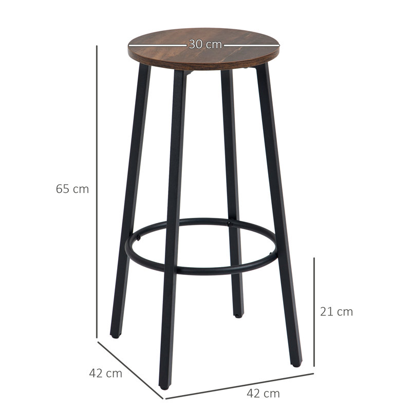 Felten Counter Stool with Metal Frame