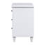 Armoire blanche à 3 chambres - Offrez une table de chevet élégante et fonctionnelle pour garder votre rangement propre-1480978811