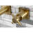 Kingston Brass Concord Two-Handle 3-Hole Wall Mount Bathroom Faucet-50580015-113040669