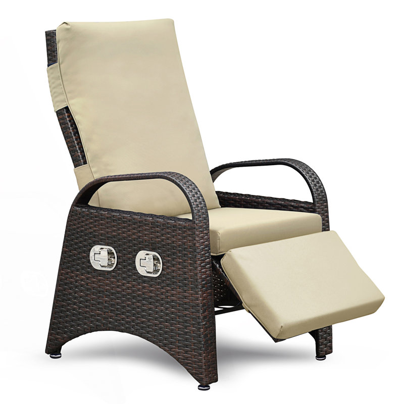 Fauteuil inclinable réglable avec coussin amovible