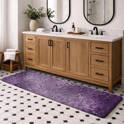 Tapis à poil long de qualité supérieure lavable à la machine ADS565