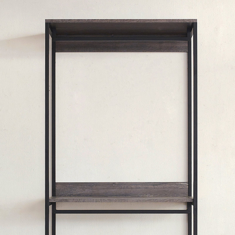 Placard en bois Monica Farmhouse, Gris