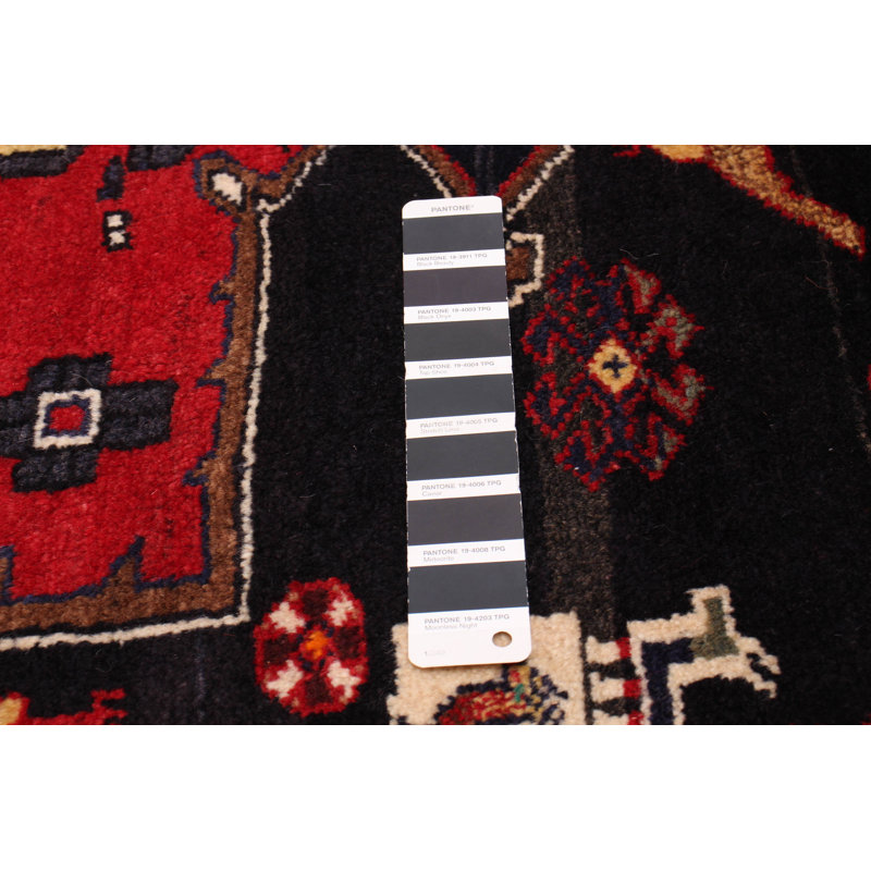 Tapis de couloir unique en laine noué à la main nouvel âge 3 pi 11 po x 12 pi 8 po Gibrilla
