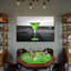 Pop martini vert sur toile-485956633