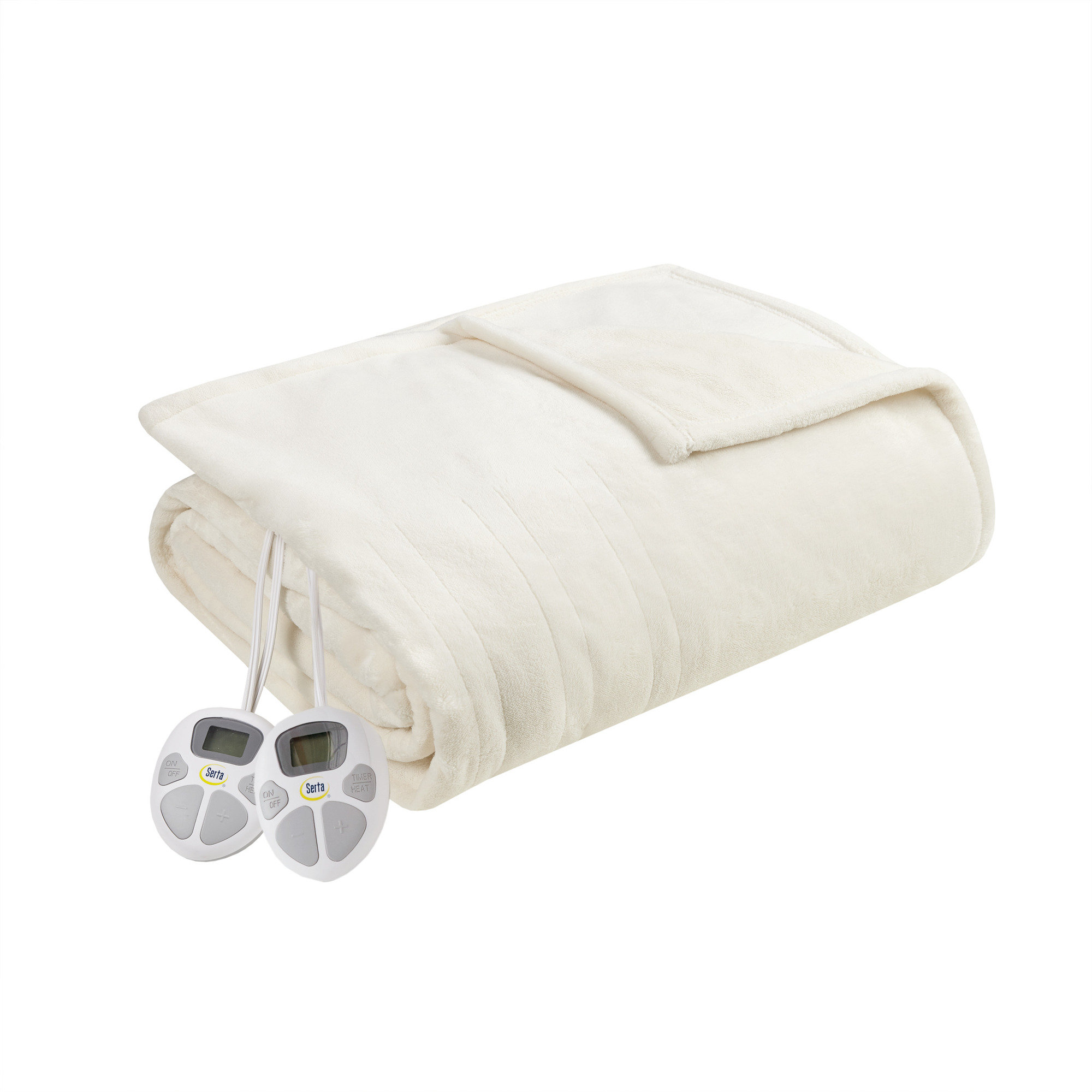 Serta Plush Heated Blanket & Reviews Wayfair
