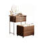 Coiffeuse compacte avec fonction de rangement