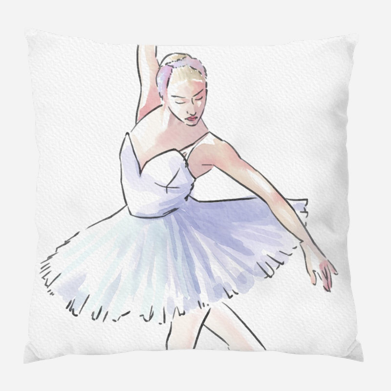 Coussin ballerine Szabo, Microsuède, Intérieur 