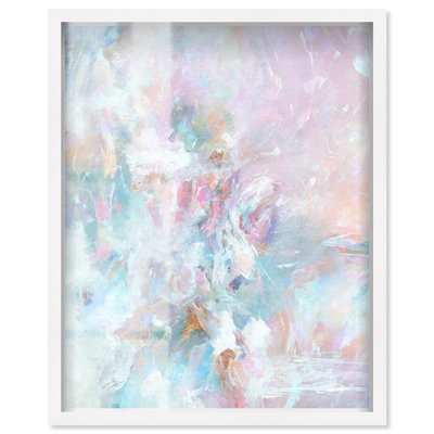 Yuliya - art mural glamour «Tide sein Shadowbox» par Art Remedy, cadre blanc, 16 x 20