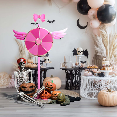 Full Body Plastic Skeleton With Movable Joint, Human Bones For Halloween Party, Indoor And Ou, Life-Size Skeleton, 5 Ft