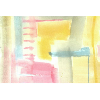 «Pastel Luxe I» par Jennifer Goldberger, reproduction sur toile tendue