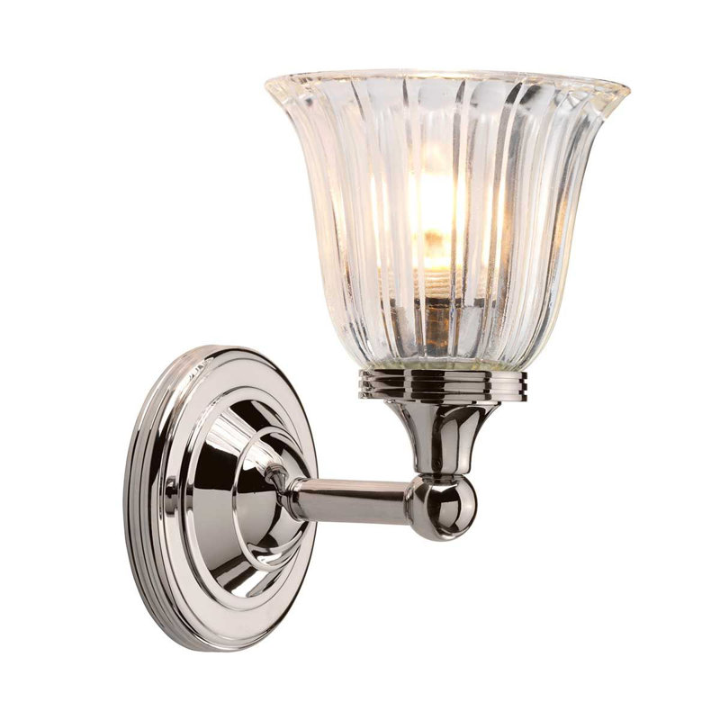 Thomasboro Armed Sconce, Polished Nickel