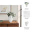 Vase sculptural en porcelaine pour décoration de table-805104121-805104120