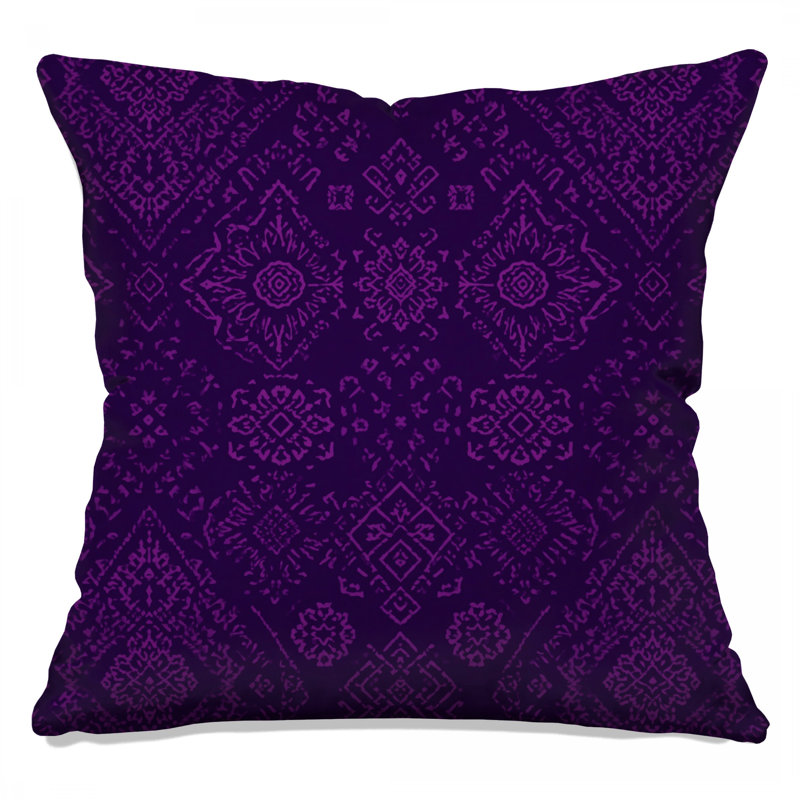 Coussins décoratifs mauves, 26 x 26 pouces
