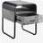Metal Frame End Table With One Drawer