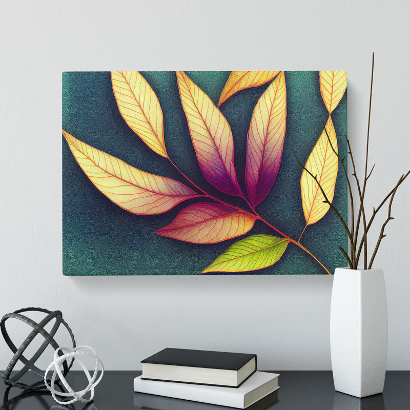 Ravishing Leaf - Wrapped Canvas