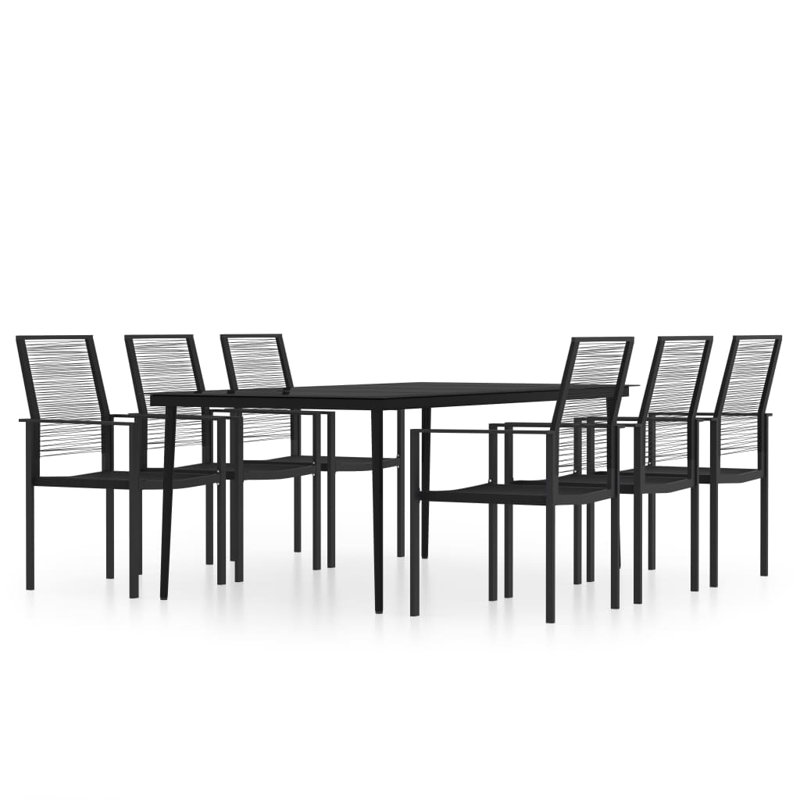 Mailla Patio Dining Set with, 6, 29.1" H x 39.4" W x 78.7' D
