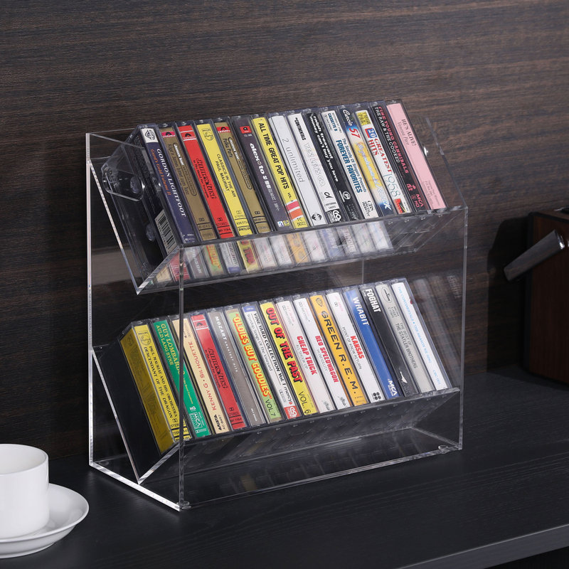 Plastic 28cm H Media Shelves
