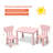 Nila Kids 3 Piece Play Or Activity Table and Chair Set-763264364