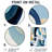 Cubist  Blue Reality V - Geometric Metal Wall Decor, Modern Metal Print-849889148